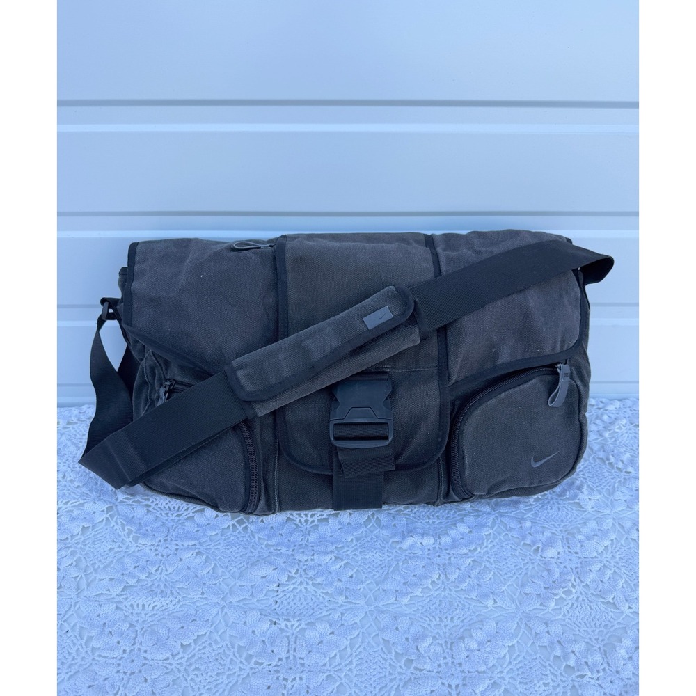 Rare Vintage 2000 Nike ACG Crossbody Sling Y2K Backpack Grail Black